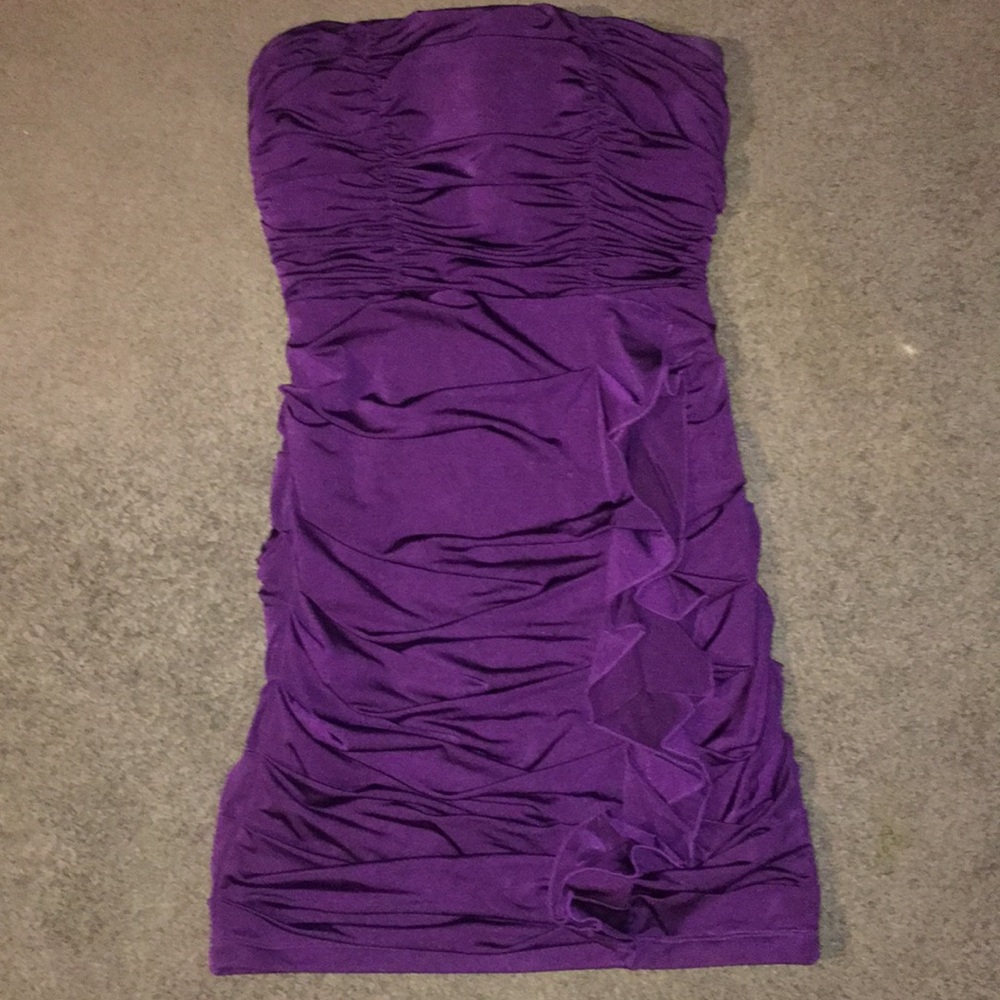 Purple formal dress